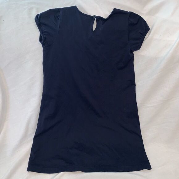 Hanna Andersson Dress With Crochet Flower Neckline‎ - Picture 3 of 4